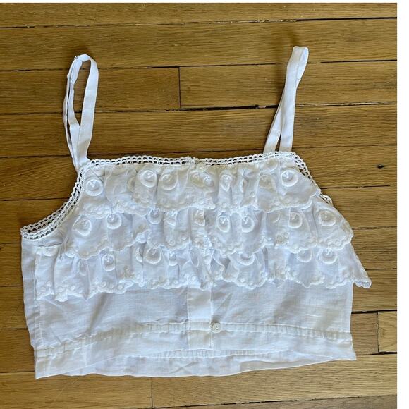 NWT Mille Patti Top in White Embroidery Lace Size XS X-Small - Picture 1 of 5